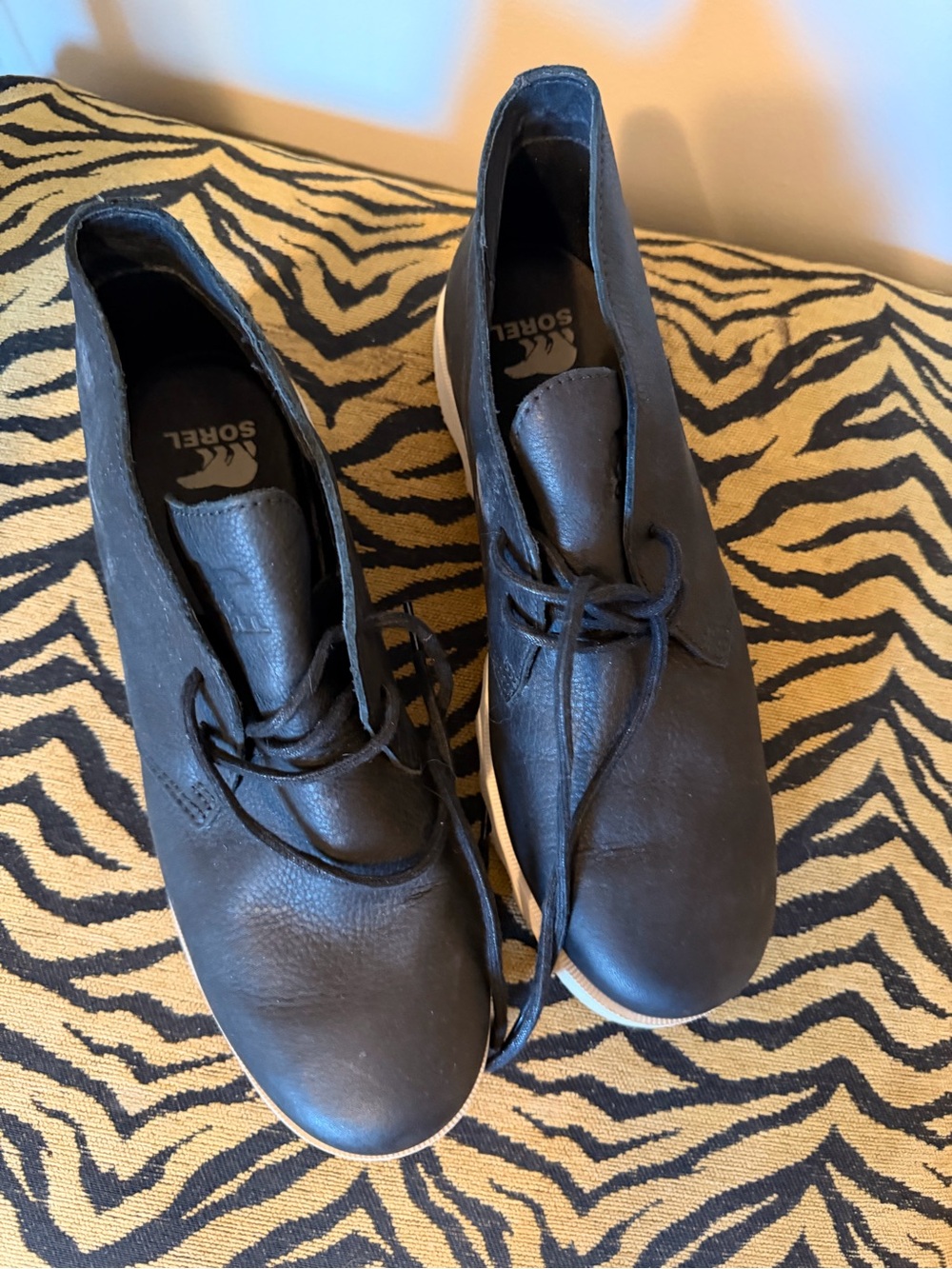 SOREL men’s Black Lace-Up Casual Shoes